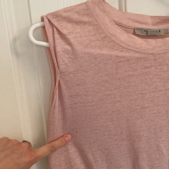 Pink All Saints summer dress - Picture 2 of 4